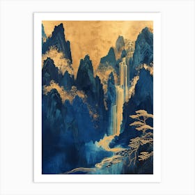 Asian Landscape Painting 1 Art Print