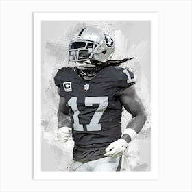 Davante Adams Las Vegas Raiders Art Print