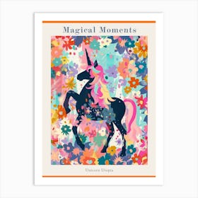 Unicorn Fauvism Portrait 1 Poster Art Print