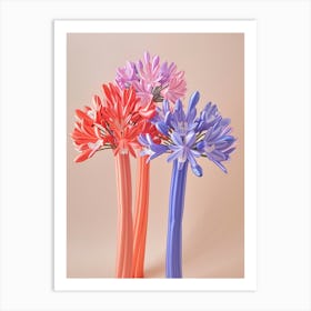 Dreamy Inflatable Flowers Agapanthus 3 Art Print