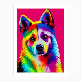 American Eskimo Dog Andy Warhol Style Dog Art Print