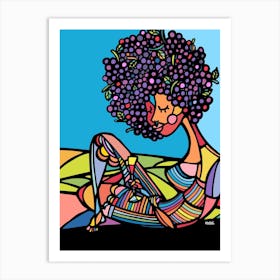 Afro Art Print