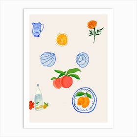 Summer essentials 2 Art Print