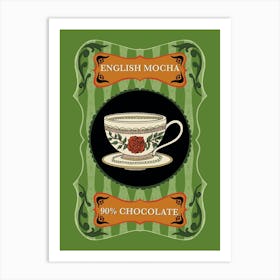 Chocolate Mocha Poster Art Print