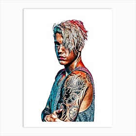 Justin Bieber Art Print