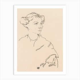 Lilly Steiner (1918), Egon Schiele Art Print