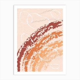 Terracotta Rainbow Art Print