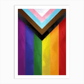 Pride LGBTQ Flag Art Print