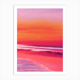 Anse Chastanet Beach, St Lucia Pink Beach Art Print