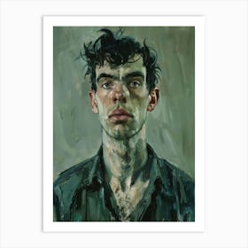 Portrait Of A Young Man 4 Art Print