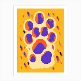 Paw Print Art Print