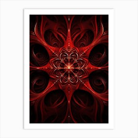 Fractal Geometry Abstract 4 Art Print