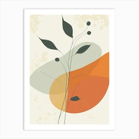 Abstract Plant 1 Art Print