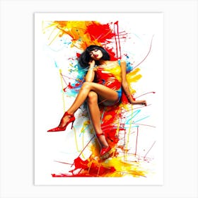 Fashion Model NYC - Top Model Glamour Art Print