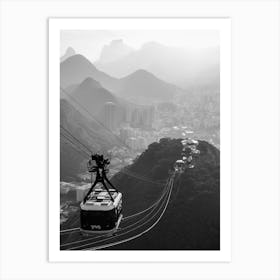 Views From The Sugar Loaf In Rio   City Art Print