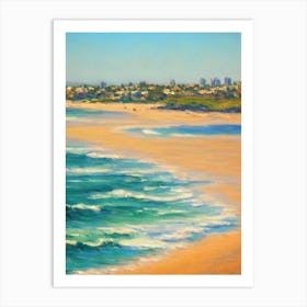 Coolangatta Beach Australia Monet Style Art Print