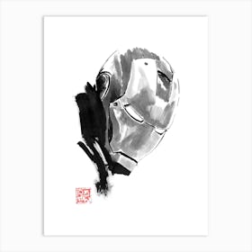 Ironman angry Art Print