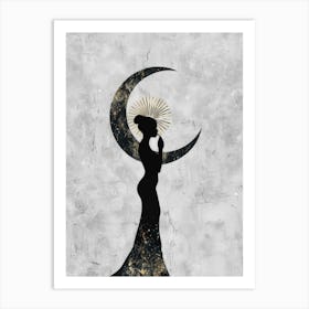 I Am The Moon Canvas Print Art Print