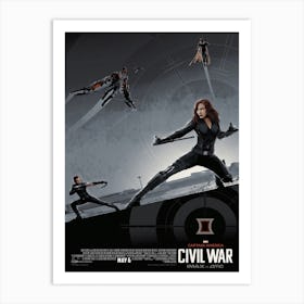 Civil war Art Print