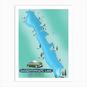 Bassenthwaite Lake Lake District Art Print