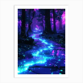 Luminous Forest Art Print