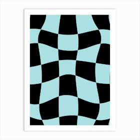 Checkered Pattern 18 Art Print