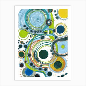 Circles And Swirls Art Print