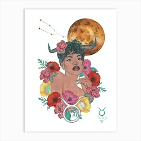 Taurus Goddess Art Print