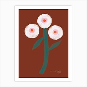 Fleur De Minuit Art Print