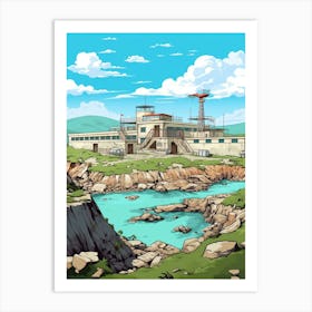 Robben Island Cartoon 2 Art Print