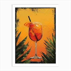 Tropical Cocktail 1 Art Print