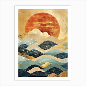 Sunset Canvas Print 1 Art Print