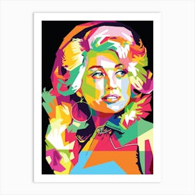 Dolly Rebecca Parton Pop Art Art Print