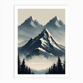 Mountain Landscape 2 Art Print