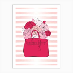 Blooming Bag Art Print