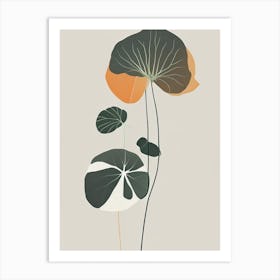 Nasturtium Herb Simplicity Art Print