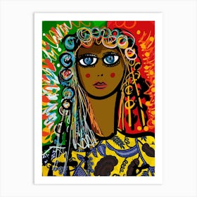 Mystic African Queen Art Print