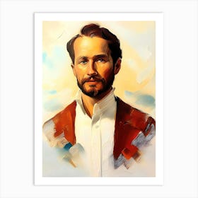 Creative Male Portrait 153 Art Print