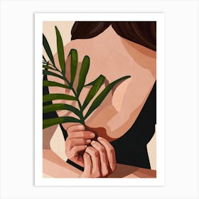 Little Leaf Behind my Back Art Print