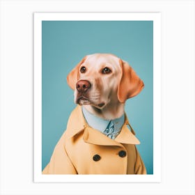 A Labrador Retriever Dog 1 Art Print