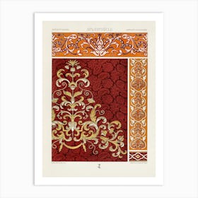 16th And 17th Century Pattern, Albert Racine 3 Art Print