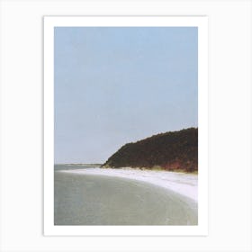 Vintage Painting Sand Beach Art Print