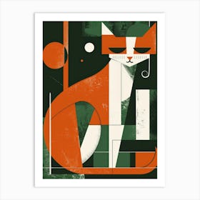 Abstract Cat 6 Art Print