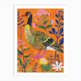 Spring Birds Goose 1 Art Print