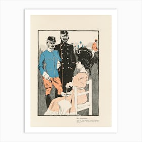 Lady And A Gentleman Art Print