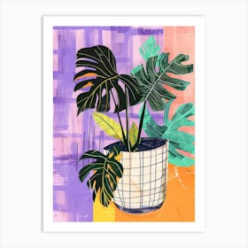 Monster Plants In A Pot Art Print