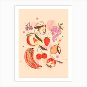 Just Fruits Art Print