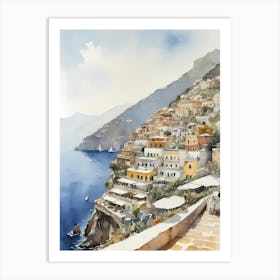 Summer In Positano Painting (2) 1 Art Print