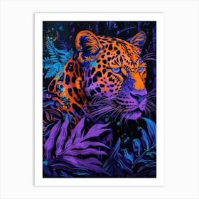 Jaguar In The Jungle 4 Art Print