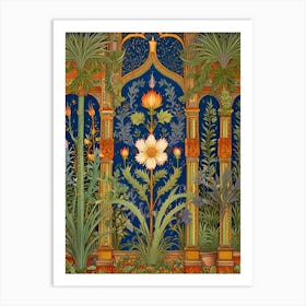 William Morris Garden Of Flowers Art Print